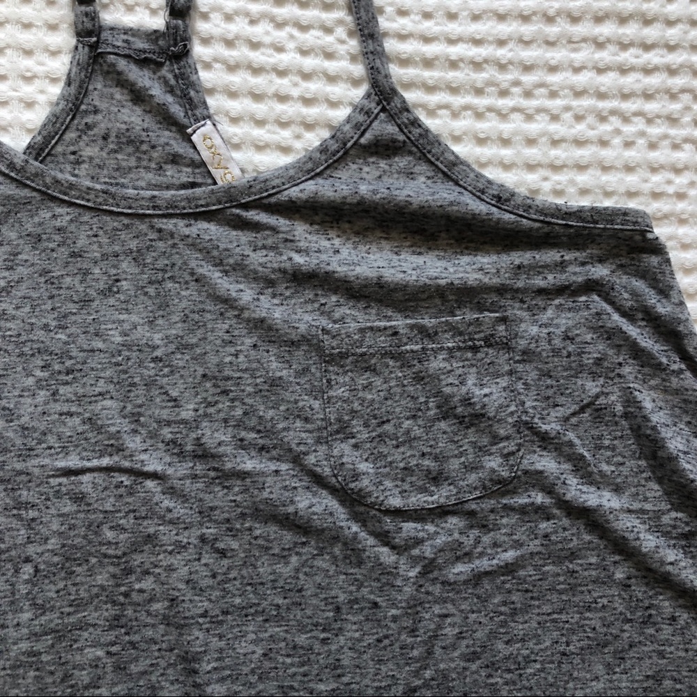 Flowy Cropped Racerback Tank - Picture 2 of 3